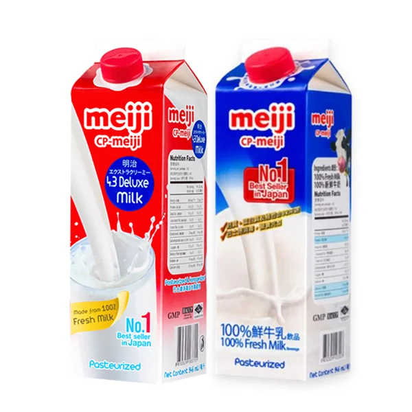 COMBO 1 STTT Meiji Fresh Milk hộp 946ml + 1 Meiji 4.3 Deluxe Milk hộp 946ml
