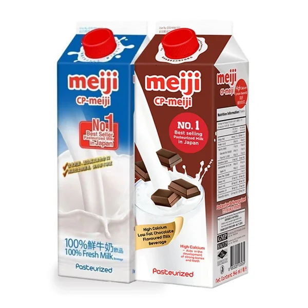 COMBO 1 STTT Meiji Fresh Milk hộp 946ml + 1 Meiji Socola canxi hộp 946ml