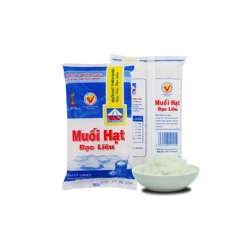 Muối hạt Bạc Liêu bịch 500g