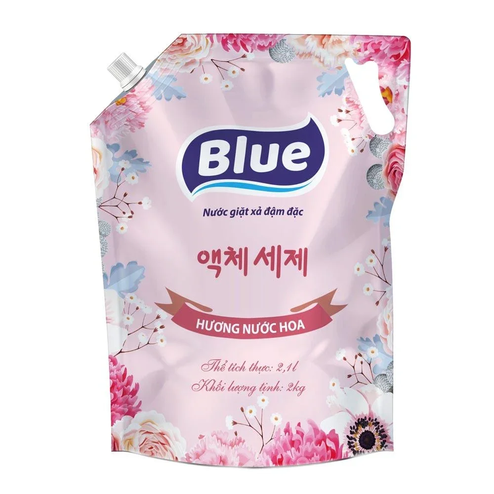 Nước giặt xả Blue hương Nước Hoa túi 2.1L