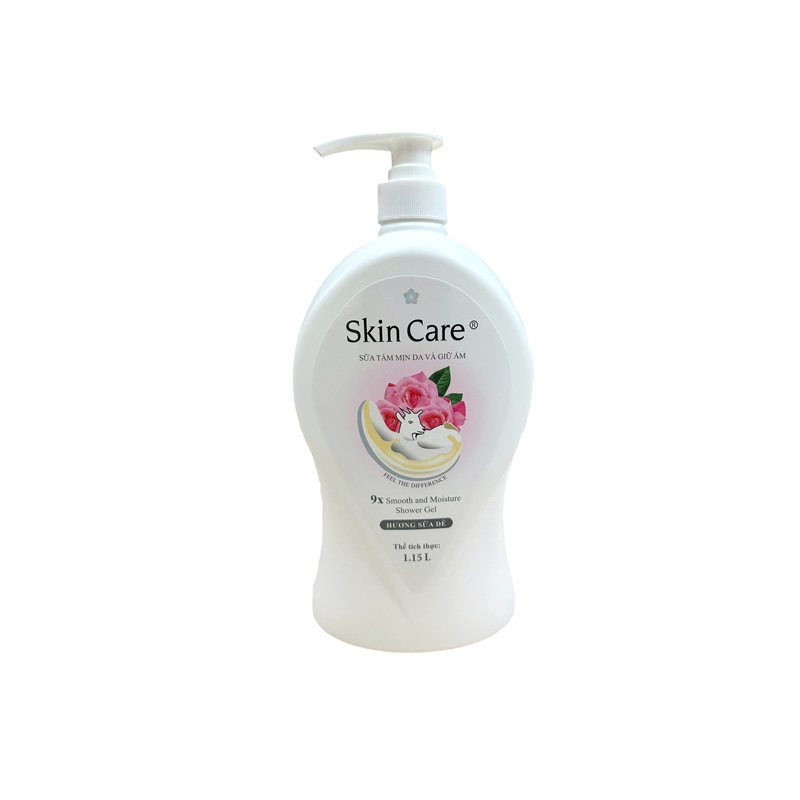 Sữa tắm Skin care hương sữa dê chai 1.15L