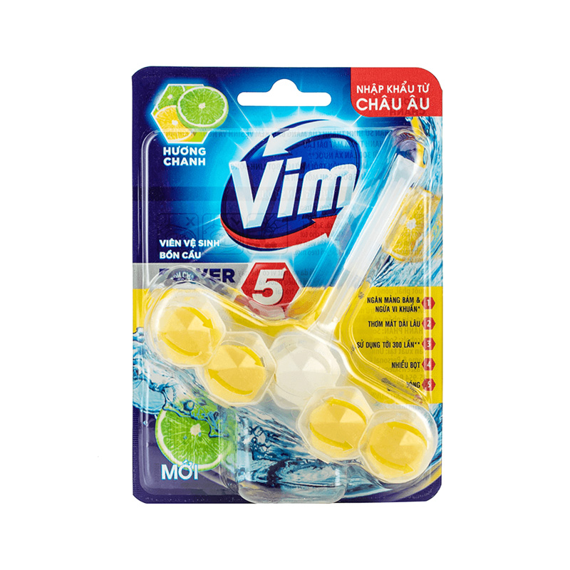 Treo bồn cầu VIM Chanh vỉ 50g